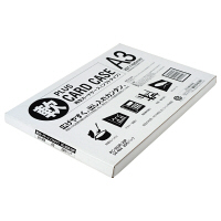 プラス　再生カードケース（ソフトタイプ）　A3　34484　スーパー業務用パック　1箱（100枚入）