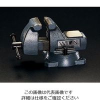 エスコ 200mm/0ー210mm メカニックバイス(回転台付) EA525W-200 1台（直送品）