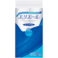 【アウトレット】トイレットペーパー　12ロール×8パック　パルプ　リラックス感のある香りシングル60mエリエールトイレットティシュー　1箱（96個入）　大王製紙