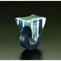 エスコ 200mm キャスター(固定金具) EA986HE-200 1個（直送品）