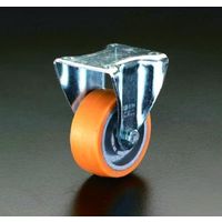 エスコ 200mm キャスター(固定金具) EA986KF-200 1個（直送品）