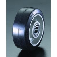 エスコ 250x50mm 車輪(ラバータイヤ・アルミホイール) EA986M-250 1個（直送品）