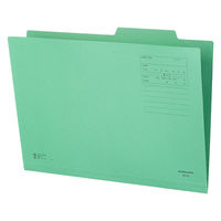 コクヨ 個別フォルダー カラー B4 緑 B4-IFG 1セット（100冊）