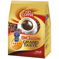 【コーヒー粉】キーコーヒー グランドテイスト 甘い香りのモカブレンド 1袋（330g）