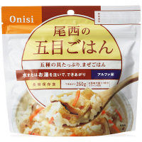 非常食 尾西のごはん（アルファ米） 五目ごはん TS-ON-G10 1箱（10食入） 尾西食品