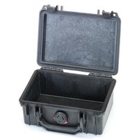 エスコ 208x144x 90mm/内寸 防水ケース(黒/ウレタン無) EA657-115NF 1個（直送品）