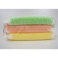 【アウトレット】オーエ　ハイパワーネットスポンジ3色組　35525　1セット（30個：3個入×10パック）