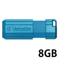 USBメモリー 8GB バーベイタム ブルー USB2.0対応  USBP8GVB1
