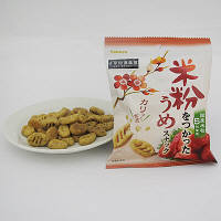 【アウトレット】カバヤ食品　米粉をつかったうめスナック　1セット(20袋：10袋入×2）