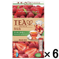 【アウトレット】ブレンディスティック ティーハート ストロベリー＆ラズベリー 1セット（36本：6本入×6箱）