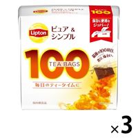 リプトン ピュア＆シンプルティー 1セット（300バッグ：100バッグ入×3箱）