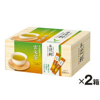 辻利 インスタント玄米茶 1セット（200本：100本入×2箱）