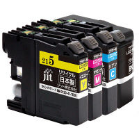 ブラザー（brother）用 リサイクルインク JIT-B2192154P 1パック（大容量4色入） （LC219/215-4PK）