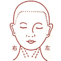 サンビー 人体略図ゴム印 女性顔41 『女性顔前面』 JING-41  1個（取寄品）