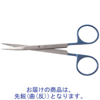アイリス剪刀（眼科用/曲（反）/115mm） B034-0477 1本 日本フリッツ