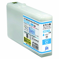 エプソン（EPSON）用 リサイクルインク JIT-E92CL シアン 大容量 （ICC92L） 1個