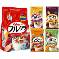 【セットでお得！】カルビー 徳用800gフルグラ＋フルグラいろいろ4種（各350g）セット