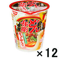 使用不可【アウトレット】【※税率要確認】日清食品 日清のどん兵衛 ギョーザラブうどん 1箱（12食入）