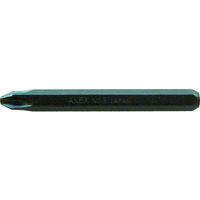 アネックスツール アネックス インパクトドライバー用ビット +3×80 対辺8mm六角軸 AK-21P-3-80 1本 275-9853（直送品）