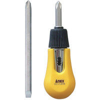 アネックスツール アネックス ネジピタラチェットドライバー 2本組 292 1セット 295-5768（直送品）