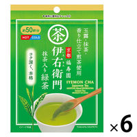 【水出し可】宇治の露製茶　伊右衛門　抹茶入り緑茶インスタント　1セット（40g×6袋）