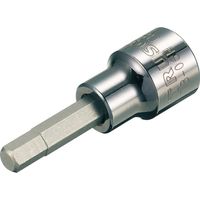 トラスコ中山 TRUSCO ヘキサゴンソケット3mm(差込角9.5mm) T3-03H 1個 329-3670（直送品）