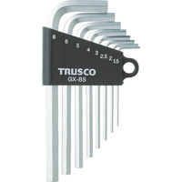 トラスコ中山 TRUSCO 六角棒レンチセット 8本組 GX-8S 1セット 125-3379（直送品）