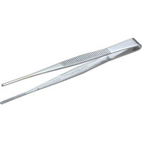 トラスコ中山 TRUSCO ステンレス製ピンセット 125mm 直ギザ付 TSP-21 1本 270-8990