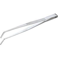 トラスコ中山 ステンレス製ピンセット 180mm 曲ギザ付 TSP-38 1本 270-9112