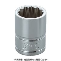 京都機械工具 9.5sq.ソケット(十二角) 対辺寸法14mm 差込角9.5mm 全長25mm B3-14W 1個 307-3831