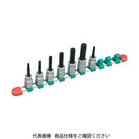 京都機械工具 KTC 12.7sq.ヘキサゴンビットソケットセット[10コ組] TBT410H 1セット 307-7527（直送品）