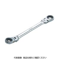 京都機械工具 KTC ラチェットめがねレンチ(両頭型首振りタイプ) 対辺寸法10×12mm 全長175mm MR1-1012F 1丁(1個)（直送品）