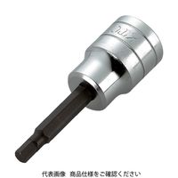 京都機械工具 KTC 12.7sq.ヘキサゴンビットソケット 対辺寸法8mm 差込角12.7mm 全長75mm BT4-08 1個 307-7918（直送品）