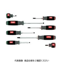 京都機械工具 KTC グリップドライバーセット 樹脂柄ドライバセット貫通タイプ(8本組) 刃先マグネット入り 非貫通 TPMD18 1セット（直送品）