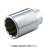 TONE（トネ） TONE ディープソケット（12角） 24mm 6D-24L 1個 122-4085（直送品）