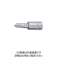 TONE ドライバービットソケット (+)No.3 差込角6.35mm 2H-P3 1個 369-4569