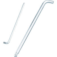 TONE ボールポイント六角棒レンチ マスターツール首下ショートロングボールポイントL形レンチ 対辺寸法8mm BL-08S 1本(1個)（直送品）