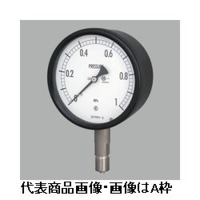 長野計器　密閉形圧力計（屋外・耐食用）φ100　埋込形(金属ケース)　D枠(取付穴)　G1/2B