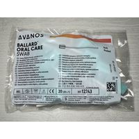 【口腔ケアスポンジ】 オーラルケアスワブ ペーパー軸タイプ 業務用パック 1箱(500本：20本×25パック)