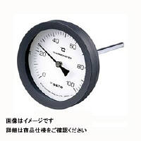佐藤計量器製作所 バイメタル温度計 BM-T-100P （0/200℃、 L＝100mm、 R（PT） 1/2） 2080-24 1個（直送品）