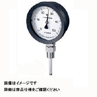 佐藤計量器製作所 バイメタル温度計 BMーSー100P (0/200°C、 L=150mm、 R(PT) 1/2) 2085-26 1個（直送品）