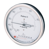 佐藤計量器製作所 パルマ2型湿度計（温度計付）20:90％ 7562-00 1個（直送品）