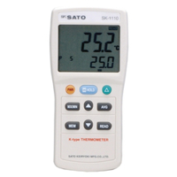 佐藤計量器製作所 大型液晶デジタル温度計 SK-1110 1チャンネルタイプ （指示計のみ） 8014-03 1台（直送品）