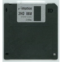 イメーション　フロッピーディスク　3.5インチ　ブラック　MF2HD-WIN-25KS　1箱（25枚入）