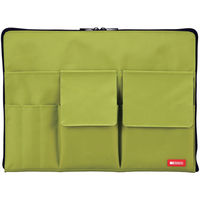 【アウトレット】リヒトラブ バッグインバッグ A4 黄緑 A7554-6