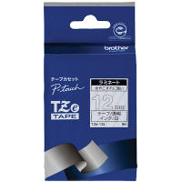 ピータッチ テープ 幅12mm 透明ラベル(白文字) TZe-135 2個 ブラザー（取寄品）