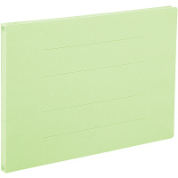 アスクル　フラットファイル　B4ヨコ　エコノミータイプ　10冊　グリーン　緑  オリジナル