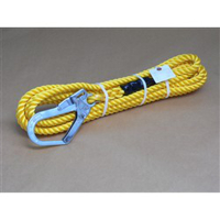 高木綱業 親綱ロープ 16mm×10m 36-9342 1個(1本)（直送品）