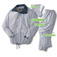 使用不可おたふく手袋　レインファクトリー　ベーシックタイプ　グレー　3L　1着　（直送品）