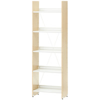 【アウトレット】アスプルンド　ハイブリットシェルフ　5段　ナチュラル（木目）　1台